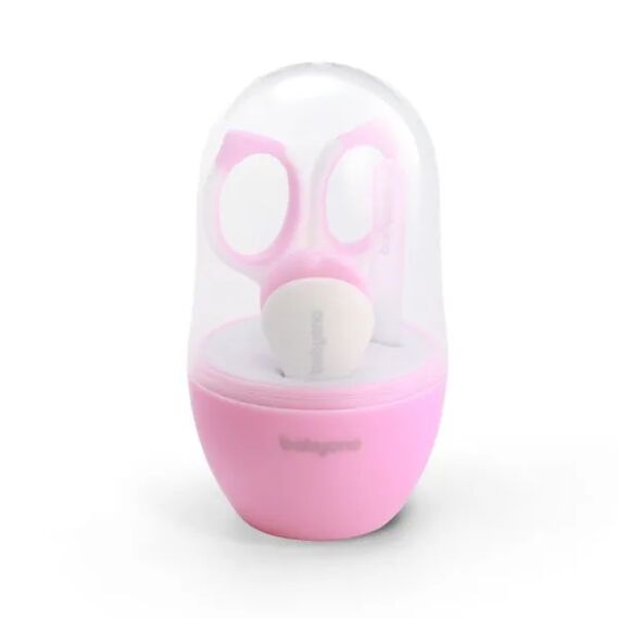 BabyOno Βρεφικό Σετ περιποίησης νυχιών με θήκη Pink BN398/02 - Προϊόντα υγιεινής φροντίδας στο Oneirokosmos