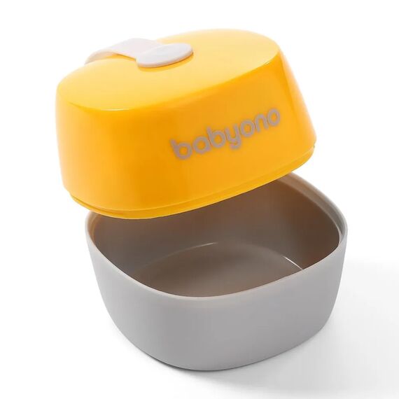 BabyOno Θήκη Πιπίλας Κίτρινο - Γκρί BN535/03 - Πιπίλες στο Oneirokosmos