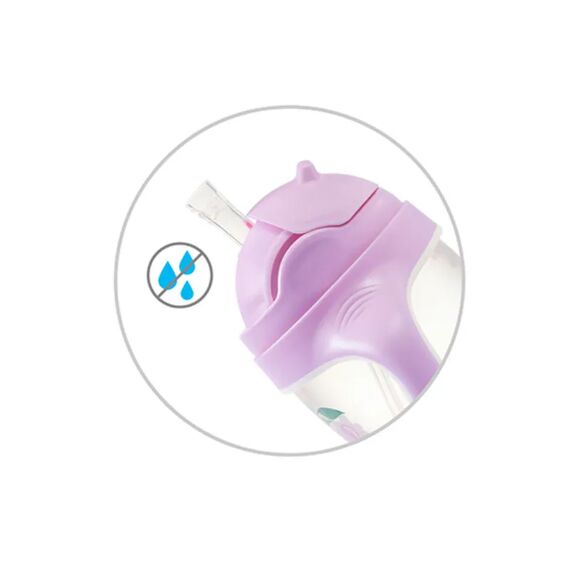 BabyOno Εκπαιδευτικό Ποτηράκι με Βαρίδι 240ml Lilac BN1464/05 - Ποτηράκια 6μηνών + στο Oneirokosmos