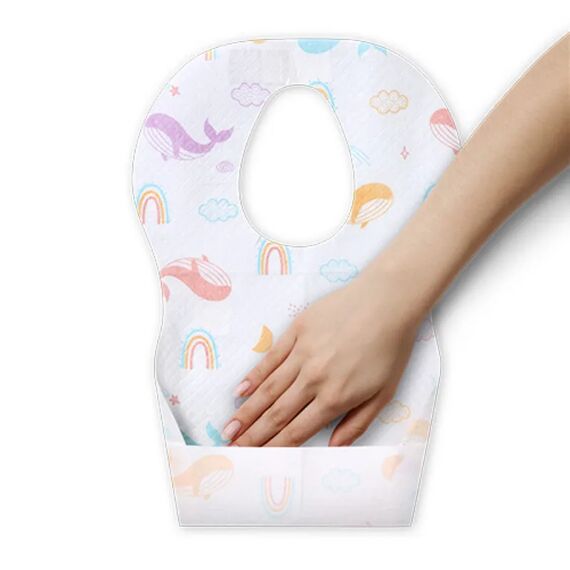 BabyOno Σαλιάρες μία χρήσης με αδιάβροχη επίστρωση 10 τμχ BN878 - Σαλιάρες Πλαστικές - Σιλικόνης στο Oneirokosmos