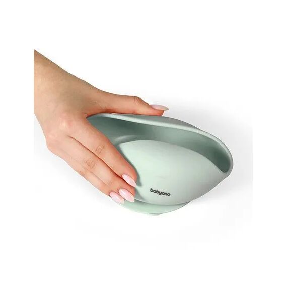 BabyOno Μπολ σιλικόνης με βεντούζα Μέντα BN1481/03 - Σετ Φαγητού, Μπολάκια, Πιατάκια Φαγητού στο Oneirokosmos