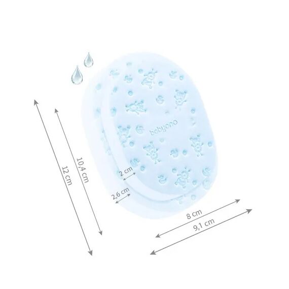 BabyOno Σφουγγάρι μπάνιου Γαλάζιο  BN1640/02 - Προϊόντα υγιεινής φροντίδας στο Oneirokosmos