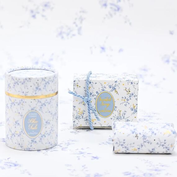 Soap Tales Μπομπονιέρα Βάπτισης Σαπουνάκι Blue toile 100gr ST00958 - Για Αγόρι στο Oneirokosmos