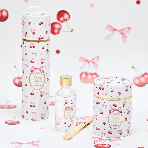 Soap Tales Μπομπονιέρα Βάπτισης Κερί Cherry Bloom ST00968 - Για Κορίτσι στο Oneirokosmos
