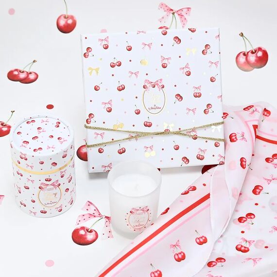 Soap Tales Μπομπονιέρα Βάπτισης Κερί Cherry Bloom ST00968 - Για Κορίτσι στο Oneirokosmos