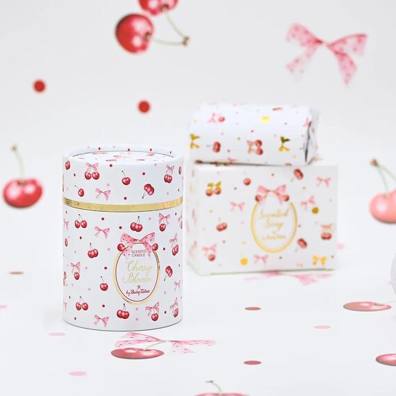 Soap Tales Μπομπονιέρα Βάπτισης Κερί Cherry Bloom ST00968 - Για Κορίτσι στο Oneirokosmos
