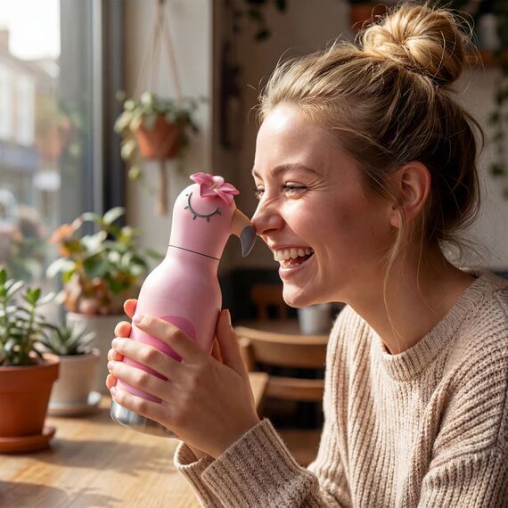 Asobu Μπουκάλι Θερμός Bestie Flamingo 460ml SBV44 - Θερμός & Ισοθερμικά Προϊόντα στο Oneirokosmos