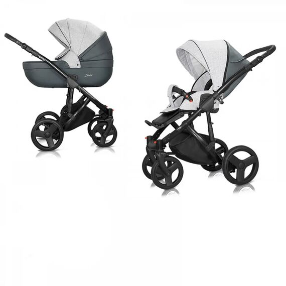 MILU KIDS ΣΥΣΤΗΜΑ ΜΕΤΑΦΟΡΑΣ STARLET EKO 2 IN 1  CREAMY GREY - Πολυκαρότσια, Συστήματα Μεταφοράς στο Oneirokosmos