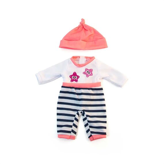 ΣΕΤ ΡΟΥΧΑ ΓΙΑ ΚΟΥΚΛΑ COLD WEATHER SALMON PJS SET 32 ΕΚ - Εκπαιδευτικά Παιχνίδια στο Oneirokosmos