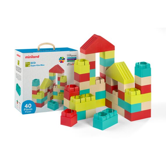 ΣΕΤ ΔΡΑΣΤΗΡΙΟΤΗΤΩΝ ECO SUPER KIM BLOC 40 PCS - Εκπαιδευτικά Παιχνίδια στο Oneirokosmos