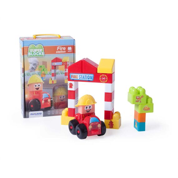 SUPER BLOCKS FIRE STATION ΤΟΥΒΛΑΚΙΑ 22ΤΜΧ - Εκπαιδευτικά Παιχνίδια στο Oneirokosmos