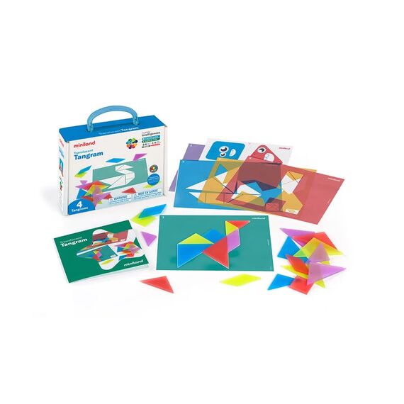 ΠΑΙΧΝΙΔΙ ΜΕ ΧΡΩΜΑΤΑ ΚΑΙ ΣΧΗΜΑΤΑ TRANSLUCENT TANGRAM - Εκπαιδευτικά Παιχνίδια στο Oneirokosmos