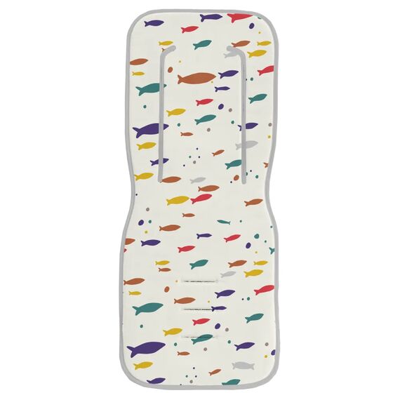X-TREME BABY ΣΤΡΩΜΑ ΚΑΡΟΤΣΙΟΥ MONΗΣ ΟΨΗΣ 35 x 83 CM  PISCIS WHITE - Αξεσουάρ Καροτσιών στο Oneirokosmos