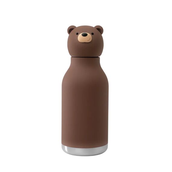 Asobu Μπουκάλι Θερμός Bestie Brown Bear 460ml SBV44 - Θερμός & Ισοθερμικά Προϊόντα στο Oneirokosmos