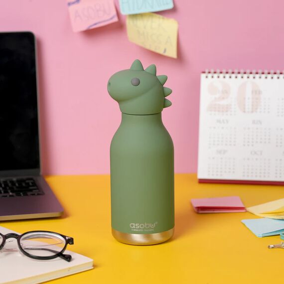 Asobu Μπουκάλι Θερμός Bestie Dinosaur 460ml SBV44 - Θερμός & Ισοθερμικά Προϊόντα στο Oneirokosmos