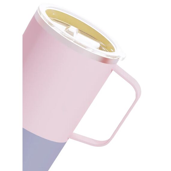 Asobu Κεραμική Κούπα Θερμός Tower Pastel Pink 600ml SM90 - Θερμός & Ισοθερμικά Προϊόντα στο Oneirokosmos