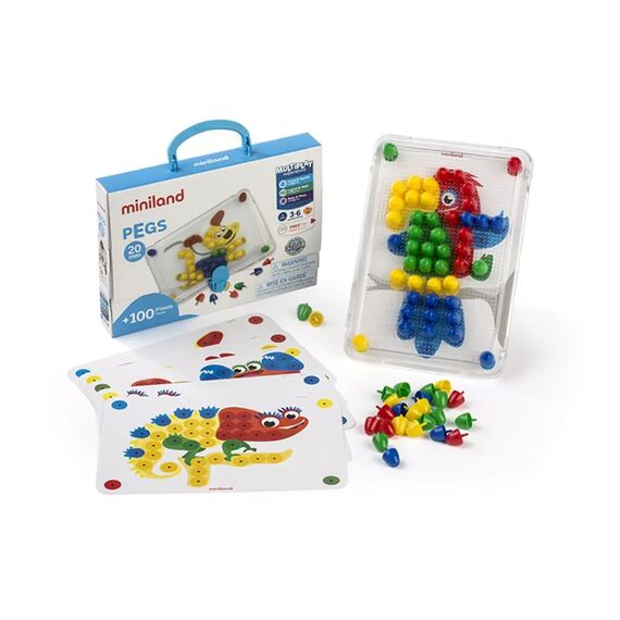 ΠΑΙΧΝΙΔΙ ΔΡΑΣΤΗΡΙΟΤΗΤΩΝ PEGS 100 ΤΜΧ PRIMARY COLOURS - Εκπαιδευτικά Παιχνίδια στο Oneirokosmos