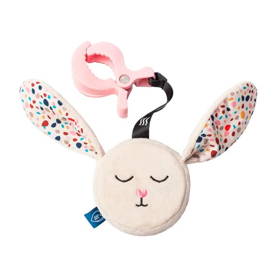 WHISBEAR HUMMING BUNNY CREAM ΜΕ ΡΟΖ ΗΧΟΥΣ ΚΑΙ ΚΛΙΠΣ - Βρεφικά Παιχνίδια στο Oneirokosmos