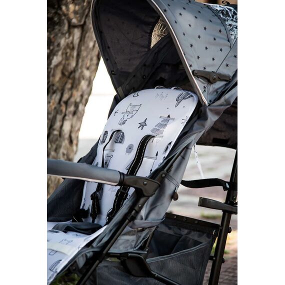 X-TREME BABY ΣΤΡΩΜΑ ΚΑΡΟΤΣΙΟΥ MONΗΣ ΟΨΗΣ 35 x 83 CM INDIAN GREY - Αξεσουάρ Καροτσιών στο Oneirokosmos