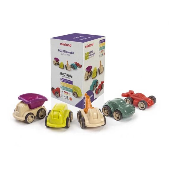 ΣΕΤ ΑΥΤΟΚΙΝΗΤΑΚΙΑ ECO MINIMOBIL 12ΕΚ - Εκπαιδευτικά Παιχνίδια στο Oneirokosmos