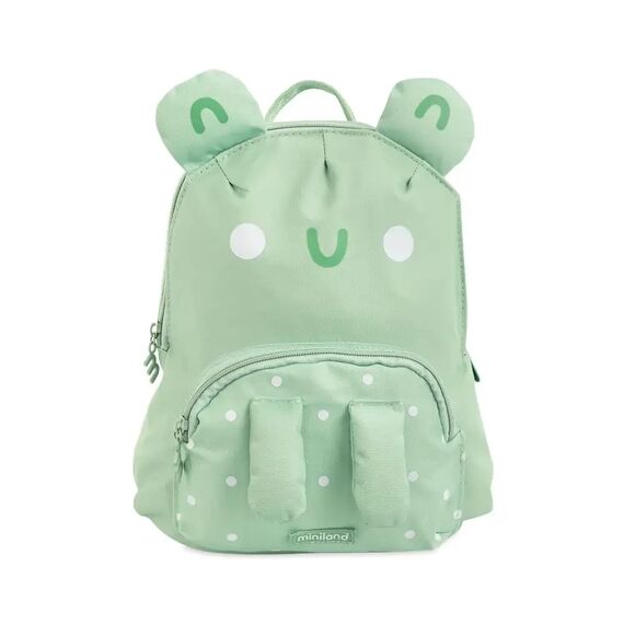 MINILAND ΙΣΟΘΕΡΜΙΚΗ ΠΑΙΔΙΚΗ ΤΣΑΝΤΑ ΠΛΑΤΗΣ THERMI BAG PACK  GREEN FROG - Θερμός & Ισοθερμικά Προϊόντα στο Oneirokosmos
