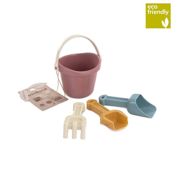 MINILAND ΣΕΤ ΠΑΙΧΝΙΔΙΩΝ ΠΑΡΑΛΙΑΣ ECO BABY SAND SET WARM - Εκπαιδευτικά Παιχνίδια στο Oneirokosmos
