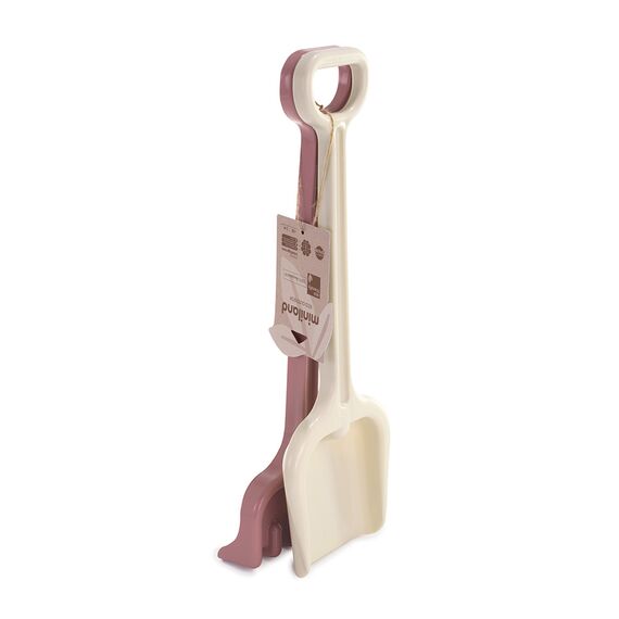 MINILAND ΣΕΤ ΦΤΥΑΡΙ ΚΑΙ ΤΣΟΥΓΚΡΑΝΑ ΠΑΡΑΛΙΑΣ ECO SUPER SPADE & RAKE SET WARM - Εκπαιδευτικά Παιχνίδια στο Oneirokosmos