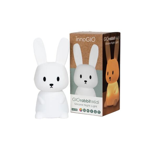 INNOGIO ΦΩΤΙΣΤΙΚΟ ΝΥΚΤΟΣ ΣΙΛΙΚΟΝΗΣ GIO RABBIT MIDI - Διακόσμηση Δωματίου στο Oneirokosmos