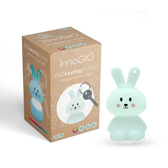 INNOGIO ΜΠΡΕΛΟΚ ΦΩΤΑΚΙ ΣΙΛΙΚΟΝΗΣ GIOKEYRING RABBIT - Φωτιστικά Δωματίου στο Oneirokosmos
