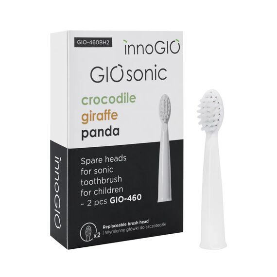 INNOGIO ΑΝΤΑΛΛΑΚΤΙΚΕΣ ΚΕΦΑΛΕΣ ΓΙΑ ΠΑΙΔΙΚΕΣ ΟΔΟΝΤΟΒΟΥΡΤΣΕΣ GIO SONIC ΣΕΤ 4 ΤΕΜΑΧΙΩΝ - Προϊόντα υγιεινής φροντίδας στο Oneirokosmos