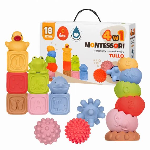 TULLO ΠΑΙΧΝΙΔΙ ΑΙΣΘΗΣΕΩΝ MONTESSORI 18 TMX - Εκπαιδευτικά Παιχνίδια στο Oneirokosmos