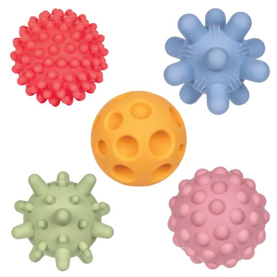 TULLO ΠΑΙΧΝΙΔΙ ΑΙΣΘΗΣΕΩΝ SENSORY BALLS 5 TMX - Εκπαιδευτικά Παιχνίδια στο Oneirokosmos
