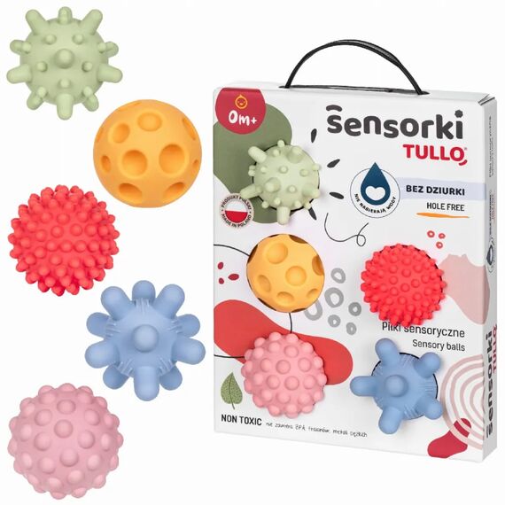 TULLO ΠΑΙΧΝΙΔΙ ΑΙΣΘΗΣΕΩΝ SENSORY BALLS 5 TMX - Εκπαιδευτικά Παιχνίδια στο Oneirokosmos