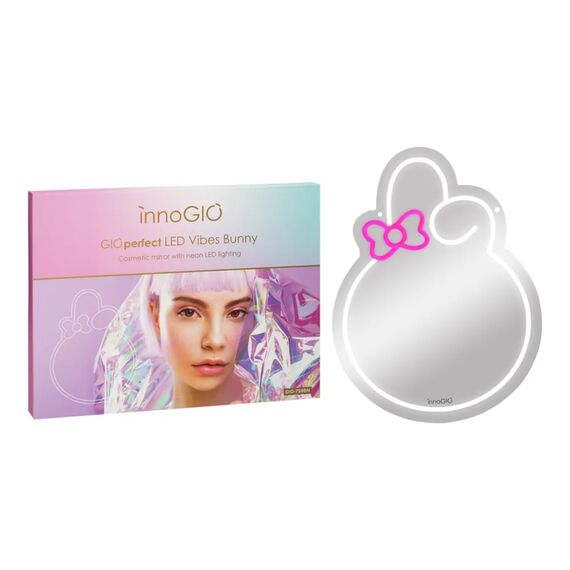 INNOGIO ΚΑΘΡΕΦΤΗΣ ΚΑΛΛΥΝΤΙΚΩΝ ΜΕ NEON LED ΦΩΤΙΣΜΟ BUNNY - Καθρέφτες Μακιγιάζ στο Oneirokosmos