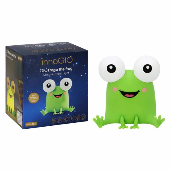 INNOGIO ΦΩΤΙΣΤΙΚΟ ΝΥΚΤΟΣ ΣΙΛΙΚΟΝΗΣ GIO THE FROG - Φωτιστικά Δωματίου στο Oneirokosmos