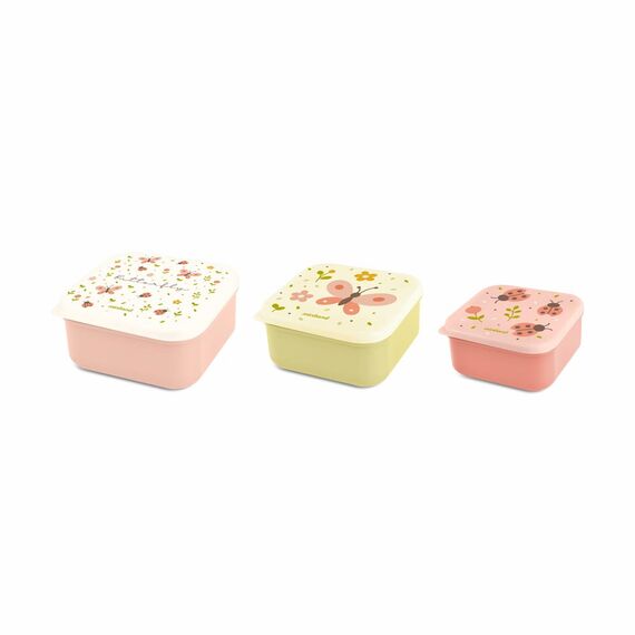 MINILAND ΠΑΙΔΙΚΟ ΣΕΤ ΔΟΧΕΙΩΝ SNACKBOX-3 BUTTERFLY - Σετ Βρεφανάπτυξης στο Oneirokosmos