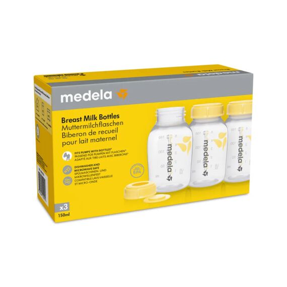 Medela Φιάλες Συλλογής & Αποθήκευσης Μητρικού Γάλακτος 800.0797 150ml 3τμχ - Συλλογή γάλακτος και αξεσουάρ θηλασμού στο Oneirokosmos