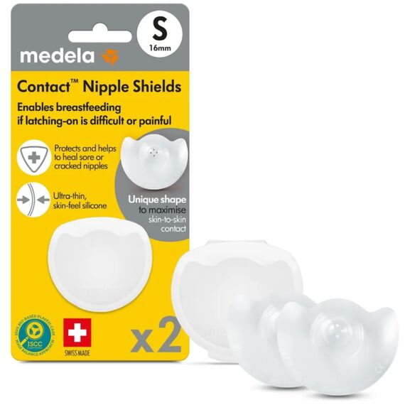 Medela Ψευδοθηλές Σιλικόνης με Θηλή Contact Small 200.1626 - Προϊόντα για τη Μητέρα στο Oneirokosmos