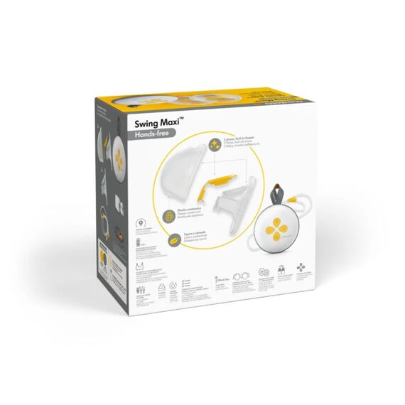 Medela Swing Maxi™ Hands-free 2-Phase Expression® διπλό επαναφορτιζόμενο ηλεκτρικό θήλαστρο 101046733 - Θήλαστρα στο Oneirokosmos