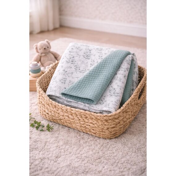 Baby Star  Κουβερτάκι Πικέ με Επένδυση Small Larvik - Κουβέρτες Αγκαλιάς στο Oneirokosmos