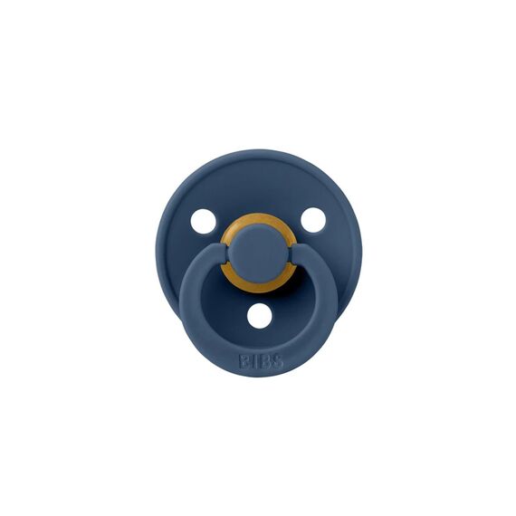 Bibs Πιπίλα Latex Colour Dusty Blue / Steel Blue 2τμχ. Νο1 110428 - Πιπίλες στο Oneirokosmos