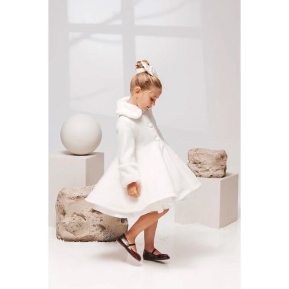 Baby Bloom Παλτό για Κορίτσι 126.702.4200 - Ρούχα Βάπτισης για Κορίτσι στο Oneirokosmos