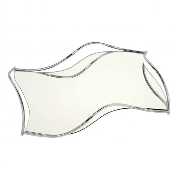 Novaker Δίσκος Γάμου με Καθρέφτη Inox ΚΔ1012 - Δίσκος Γάμου στο Oneirokosmos