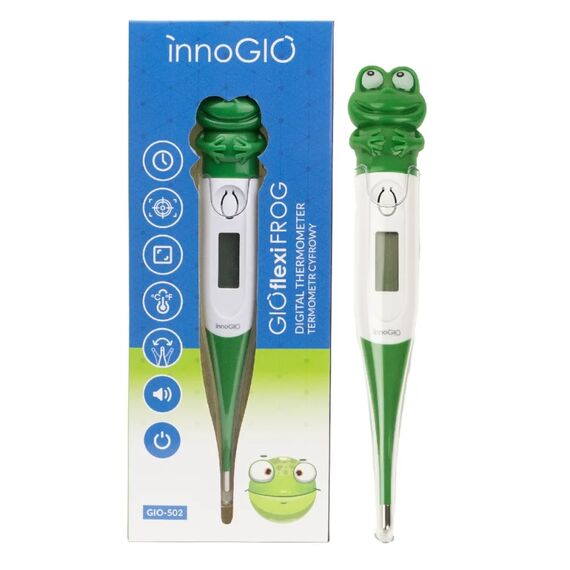 INNOGIO ΨΗΦΙΑΚΟ ΘΕΡΜΟΜΕΤΡΟ GIOFLEXI FROG - Θερμόμετρα στο Oneirokosmos