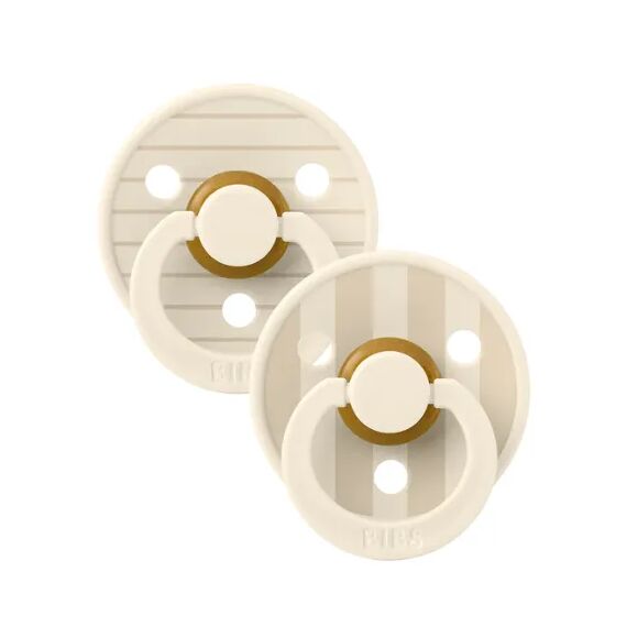 Bibs Πιπίλα Latex Studio Colour Pin Ivory Vanilla Mix 2τμχ. Νο1 11015104 - Πιπίλες στο Oneirokosmos