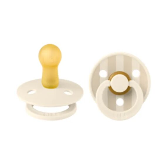 Bibs Πιπίλα Latex Studio Colour Pin Ivory Vanilla Mix 2τμχ. Νο1 11015104 - Πιπίλες στο Oneirokosmos