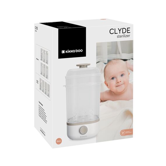 Kikka boo Αποστειρωτής Clyde Beige 31304020023 - Αποστειρωτές, Θερμαντήρες, Ατμομάγειρες, Μπλέντερ, Παρασκευαστές Γάλακτος στο Oneirokosmos