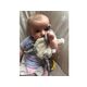 Probaby Ewan Snuggly Grey Κουκλάκι Πανάκι Παρηγοριάς - Πανάκια Παρηγοριάς στο Oneirokosmos