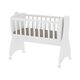 Lorelli Ξύλινο Λίκνο First Dreams White 10150550024 - Λίκνο στο Oneirokosmos