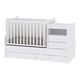 Lorelli Μετατρεπόμενο Κρεβάτι Combo 172x 72 White 10150560024A - Βρεφικά Πολυμορφικά Κρεβατάκια στο Oneirokosmos